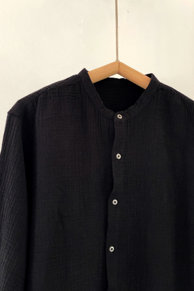 Gauze Shirt - Black